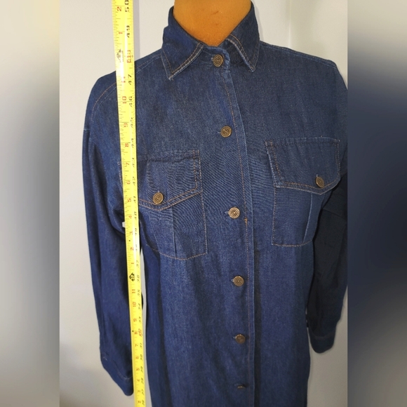 California Talls button front denim  Sz 10 🇺🇸 - Picture 9 of 15